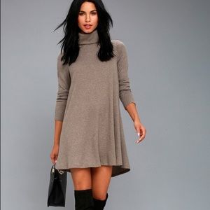 Lulus turtleneck sweater dress